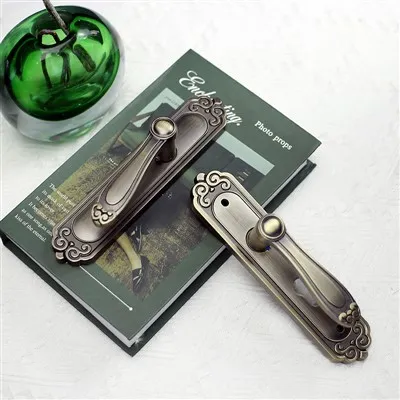 Antike Innenhebelgriffe aus Kupfer