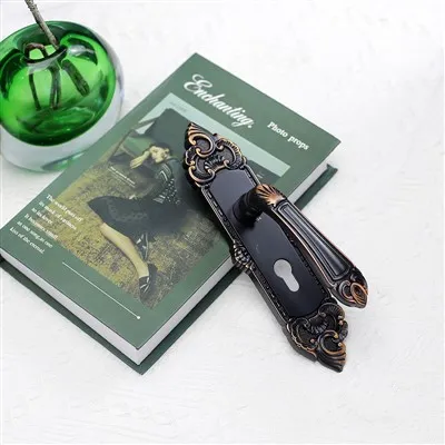 Bester mattschwarzer Innentürgriff im europäischen Stil