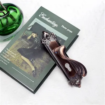 Europäische Außentürgriffe in Antikgold