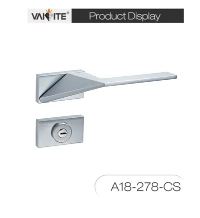 Moderner Durchgangsrosetten-Türgriff aus Zinklegierung