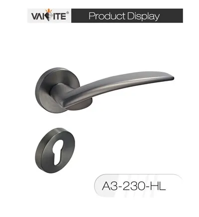 Runde Türgriffe aus roségoldener Zinklegierung