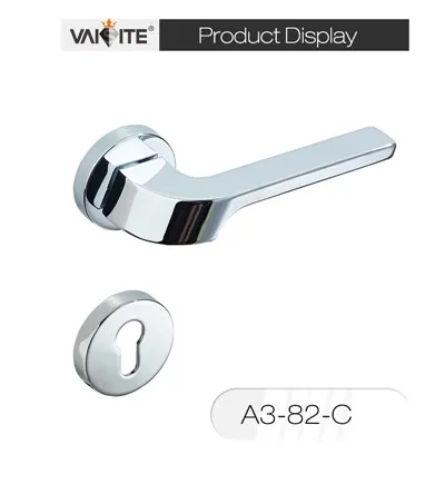 Quadratische Innentürgriffe in Roségold